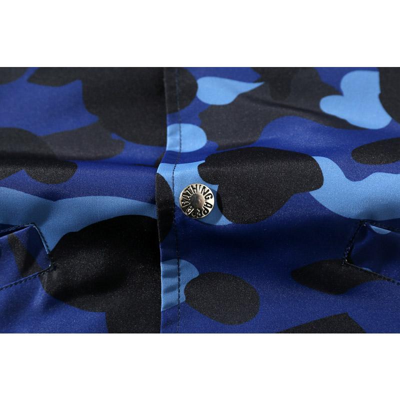 Bathing Ape Jacket Street Men's Jacket Loose Camouflage Coach Jacket