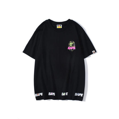 Bathing Ape T-Shirt Summer Casual Short Sleeve T-shirt