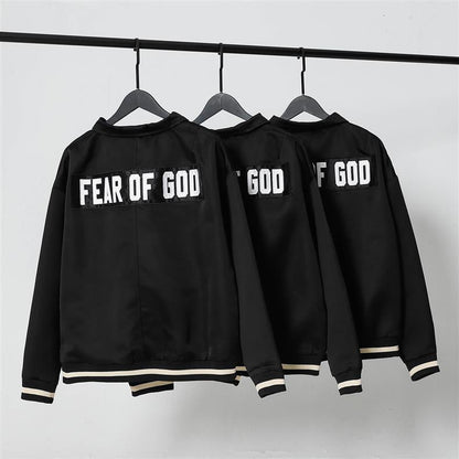 Fifth Collection Half Zip Satin Coaches Jacket justin bieber same style