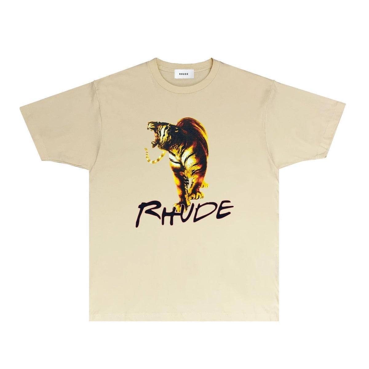 Rhude T-shirts Printed Trendy Pure Cotton