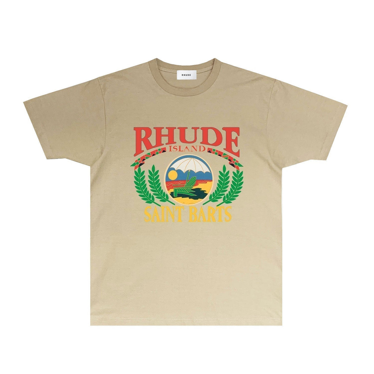 Rhude T-shirts Printed Trendy Pure Cotton
