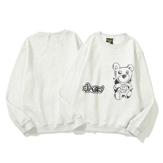 Drew House Sweatshirts Bear Crew Neck Fleece Sweater