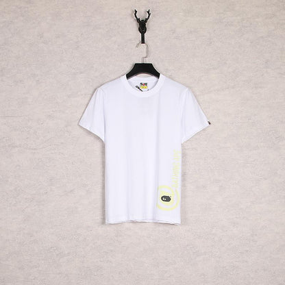 Bathing Ape T-Shirt Summer Printed Round Neck Loose Large Size Casual Short Sleeve Cartoon T-shirt