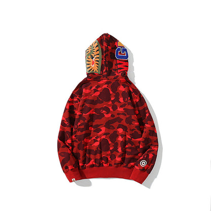 Bathing Ape Camouflage Sweater Autumn and Winter Coat