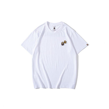 Bathing Ape T-Shirt Summer Short Sleeve Printed Fashion Casual Little Bee Camouflage Letters T-shirt