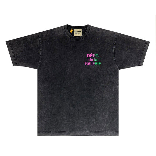 Gallery Dept T Shirts Tee Shirt Washed and Worn Short Sleeve T-shirt Blouse