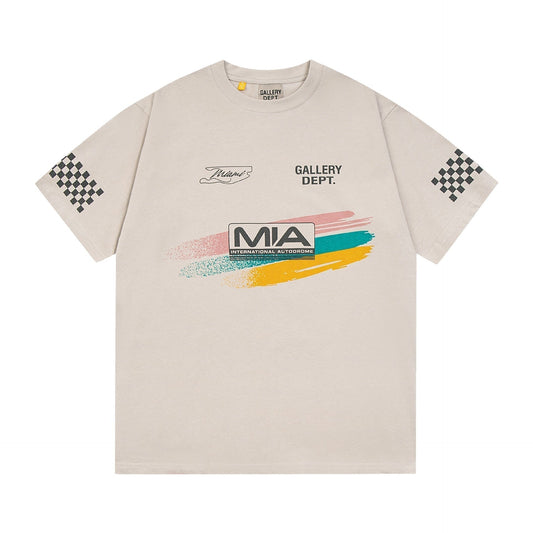 Gallery Dept T-Shirt Rally Letter Print Short Sleeve T-Shirt
