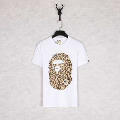 Bathing Ape T-Shirt Summer Leopard Print Short Sleeve T-shirt