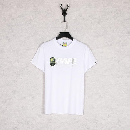 Bathing Ape T-Shirt Summer Letter Print Short-Sleeve T-shirt