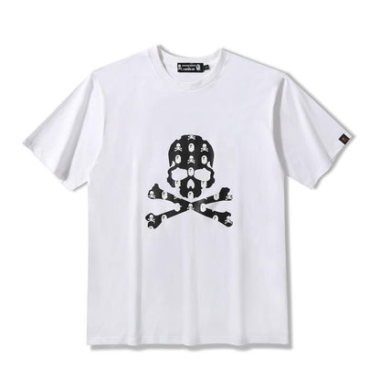 Bathing Ape T-Shirt Summer Ape Head Printed Short Sleeve T-shirt