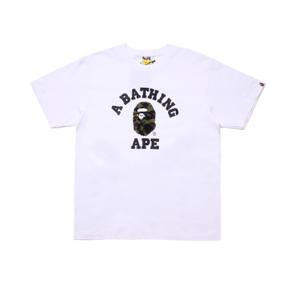 Bape Bearbrick T-Shirt Casual Letter Printed Round Neck Short Sleeve
