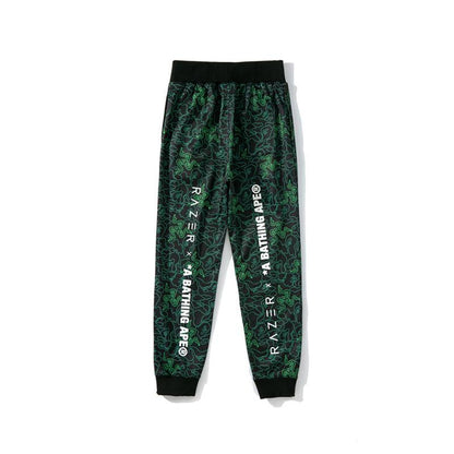 Bathing Ape Pant Spring and Autumn Casual Trousers Men's Street Sweatpants