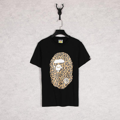 Bathing Ape T-Shirt Summer Leopard Print Short Sleeve T-shirt