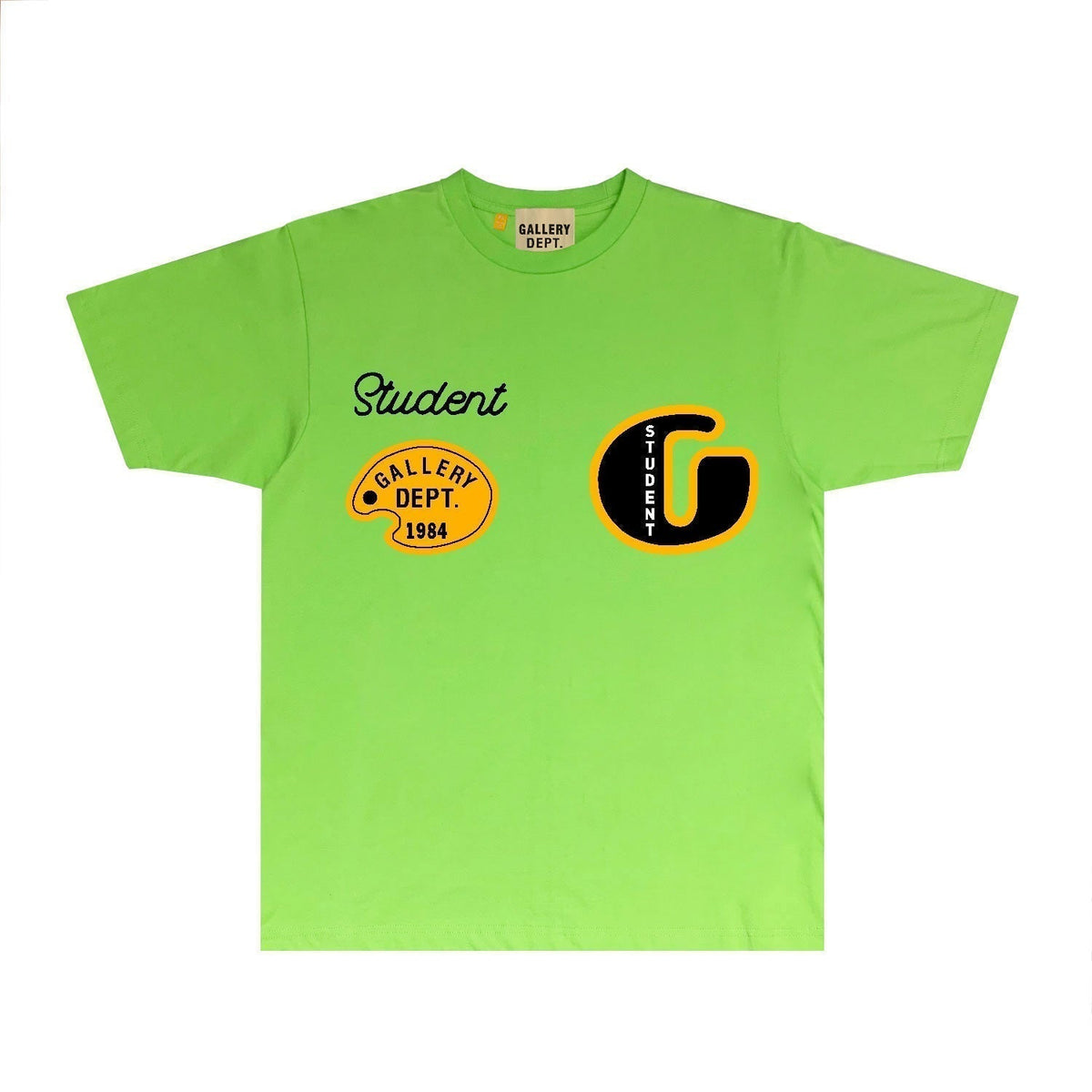 Gallery Dept T Shirt Retro Printed Loose Short-Sleeved Shirt (part2)
