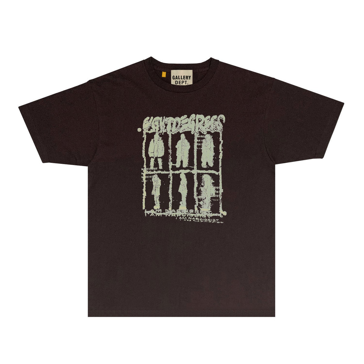 Gallery Dept T Shirt Retro Printed Loose Short-Sleeved Shirt